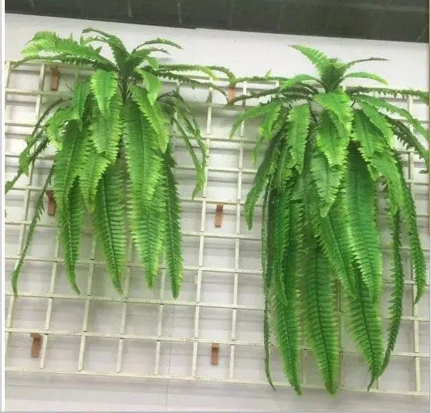 Hanging Plants Artificial Greenery Hanging Fern Grass Plants