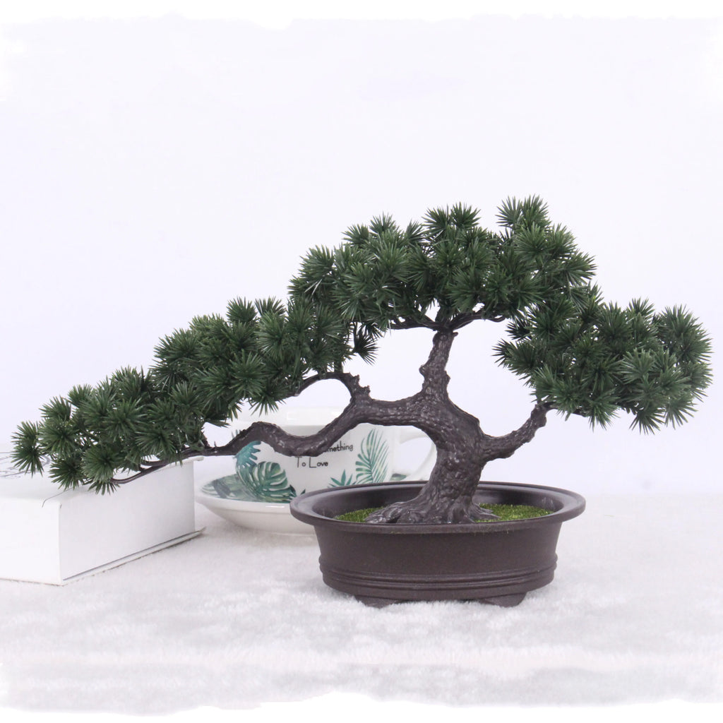 Simulation Bonsai Tree, Large Artificial Pine, Plastic, Indoor Decoration, Bonsai Plants