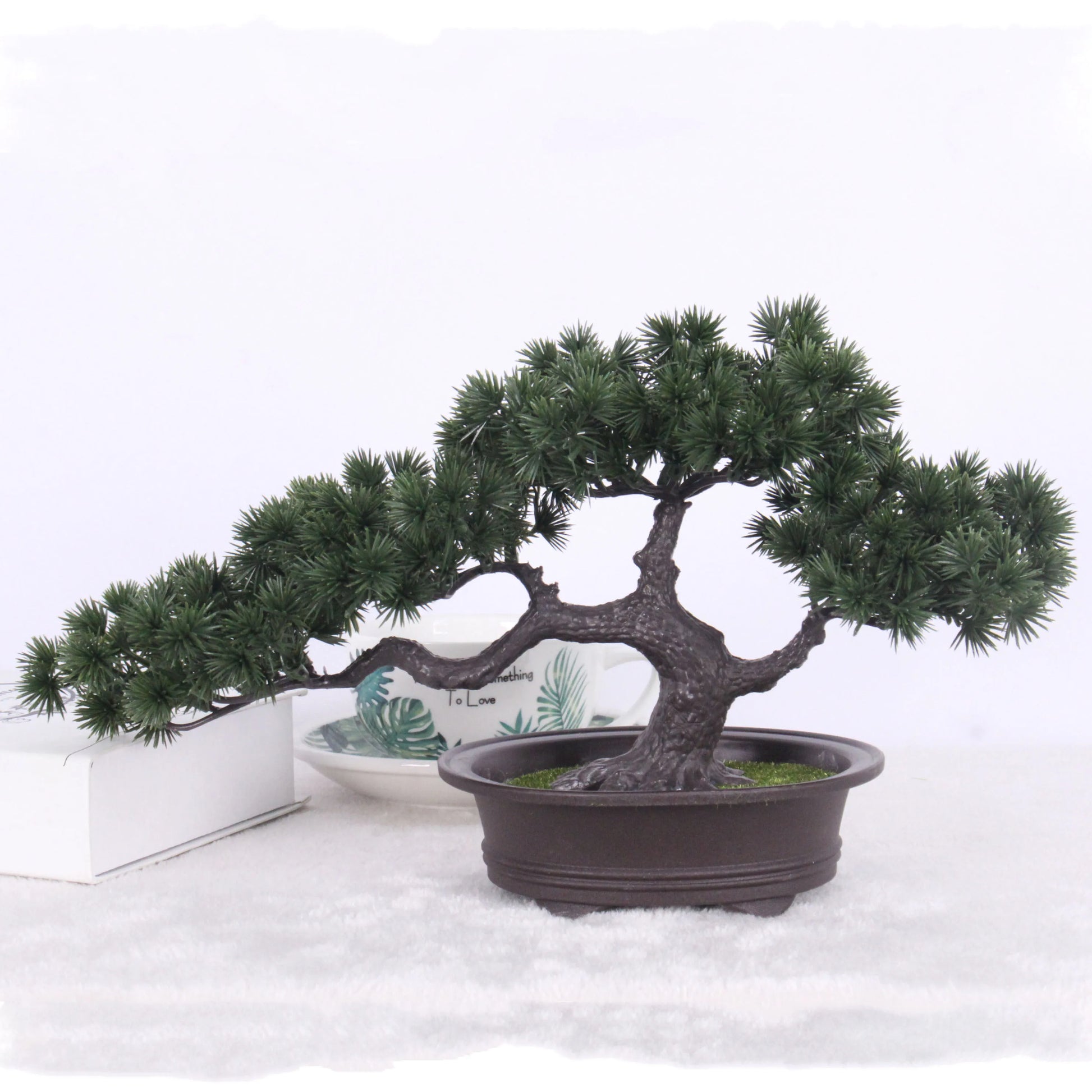 Simulation Bonsai Tree, Large Artificial Pine, Plastic, Indoor Decoration, Bonsai Plants