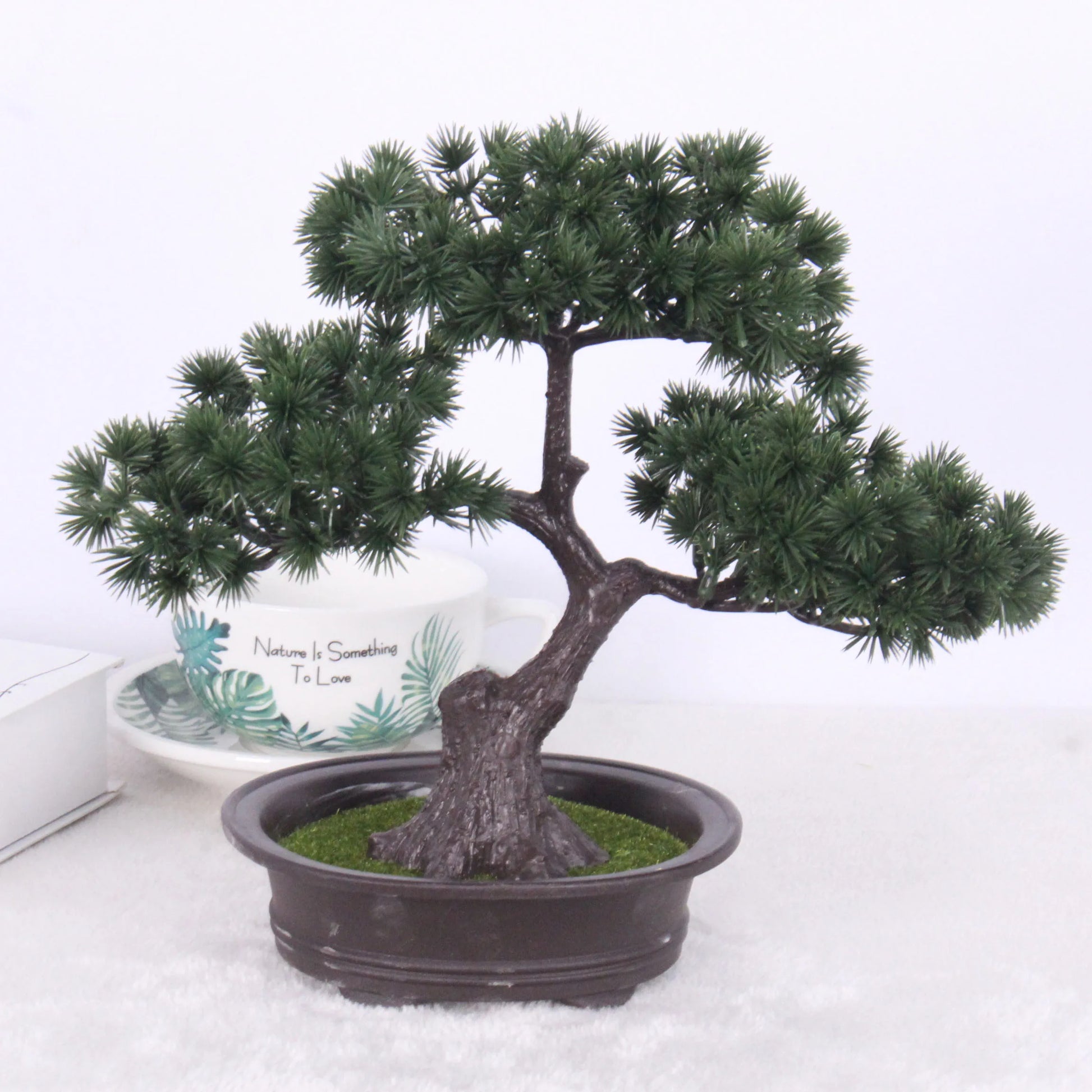 Simulation Bonsai Tree, Large Artificial Pine, Plastic, Indoor Decoration, Bonsai Plants