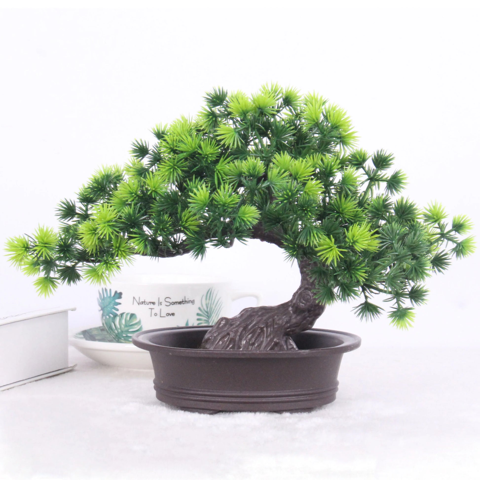 Simulation Bonsai Tree, Large Artificial Pine, Plastic, Indoor Decoration, Bonsai Plants