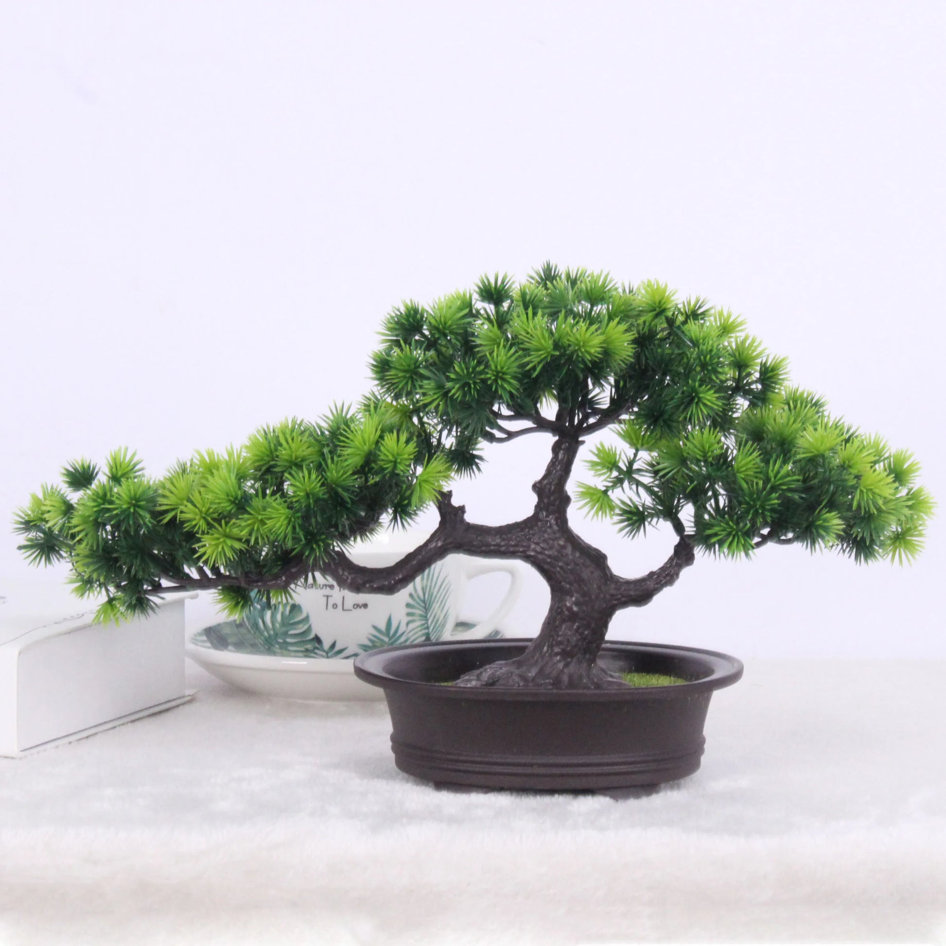 Simulation Bonsai Tree, Large Artificial Pine, Plastic, Indoor Decoration, Bonsai Plants