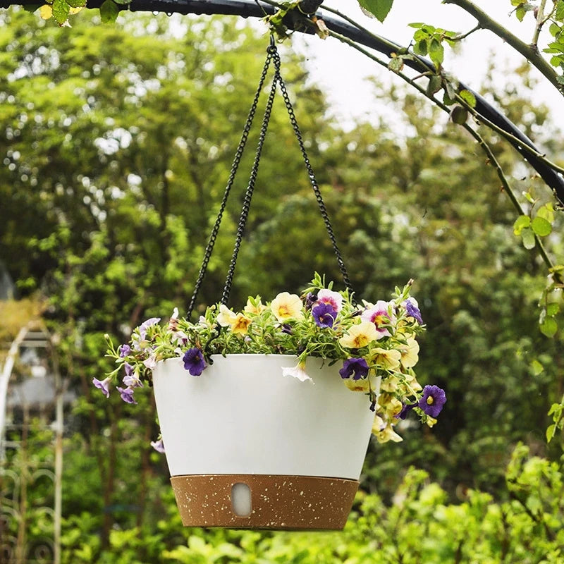 Gardening Hanging Basket Home Garden Hanging Flowerpot Indoor Wall Hanging Plant Pot Outdoor Plant Hanger Garden Storage Basket