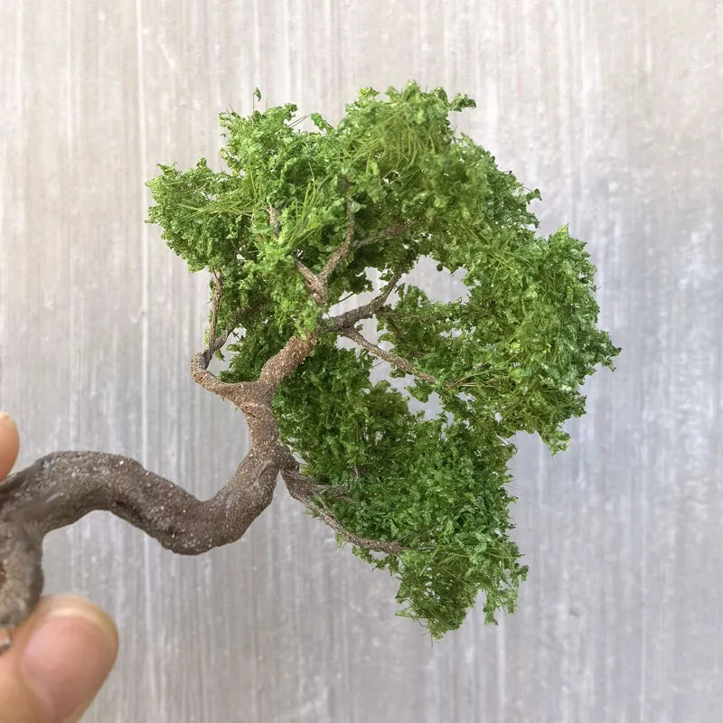 Mountain Pine Tree Model High-Quality Miniature Wire Tree Field