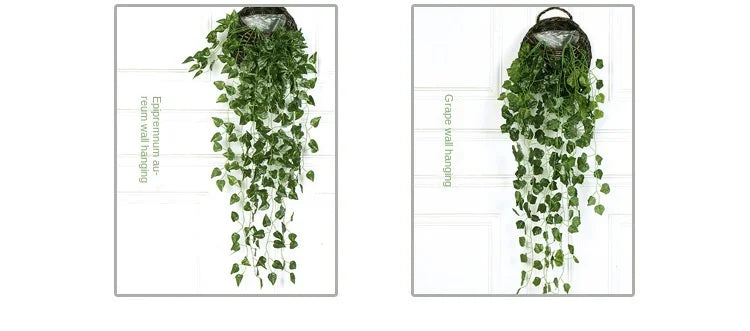 Radish Wall Hanging Plant Rattan Home Living Room Decoration Background Wall Flower Vine Plant