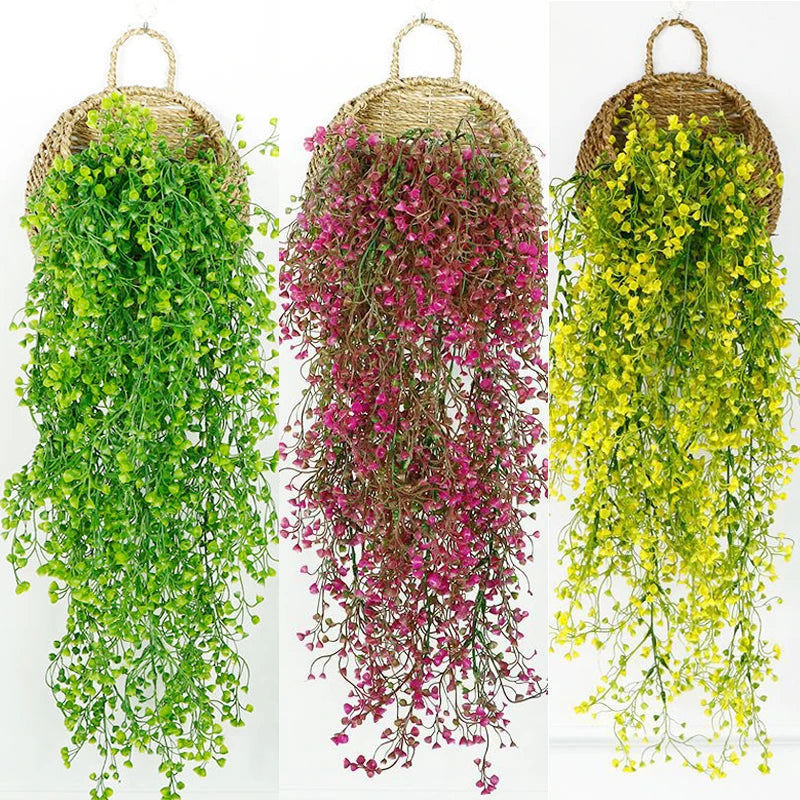 Artificial Plants Vines Admiralty Willow Wall Hanging Plant