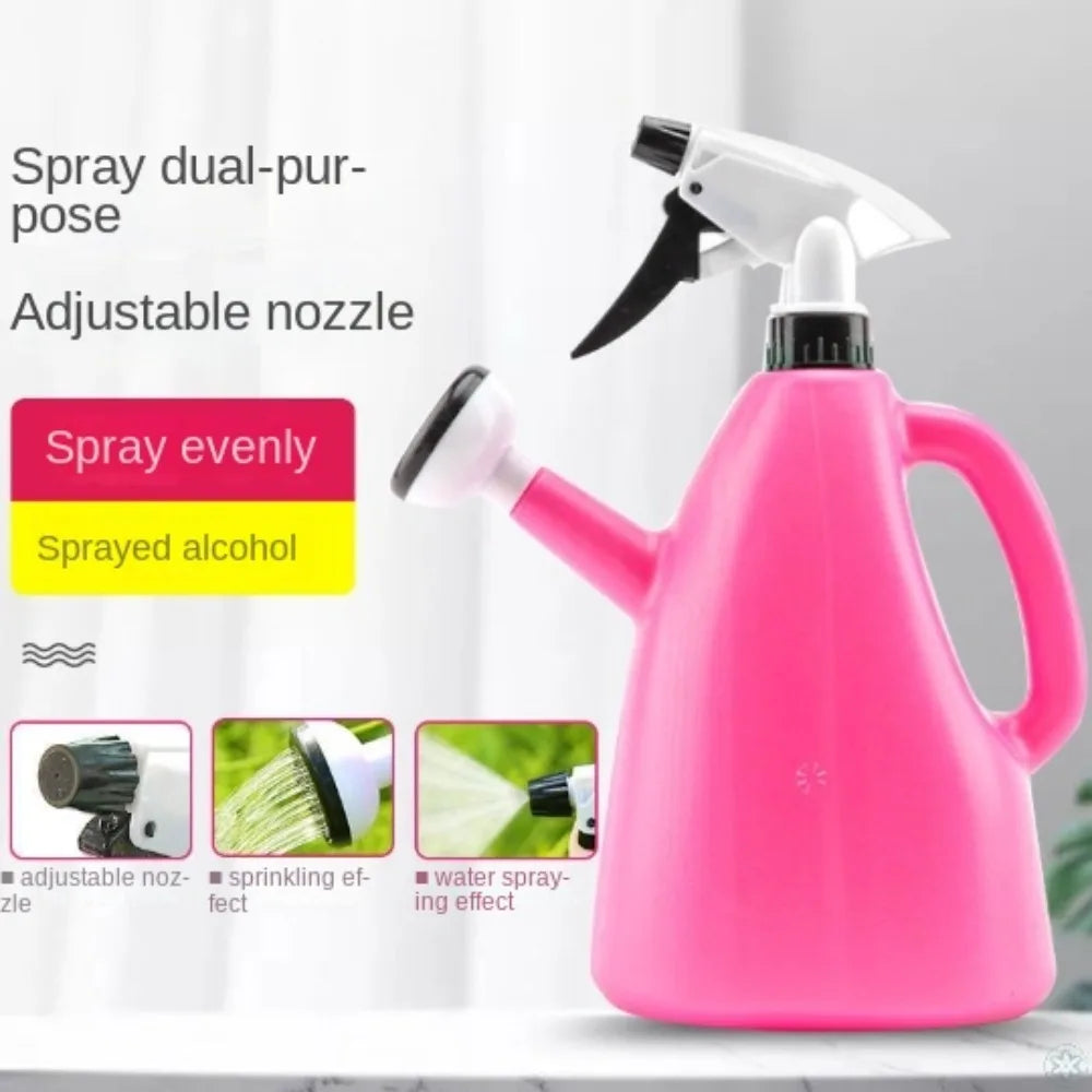 Plastic Watering Can Pot Gardening Supplies Garden Plants Adjustable Pressure Spray