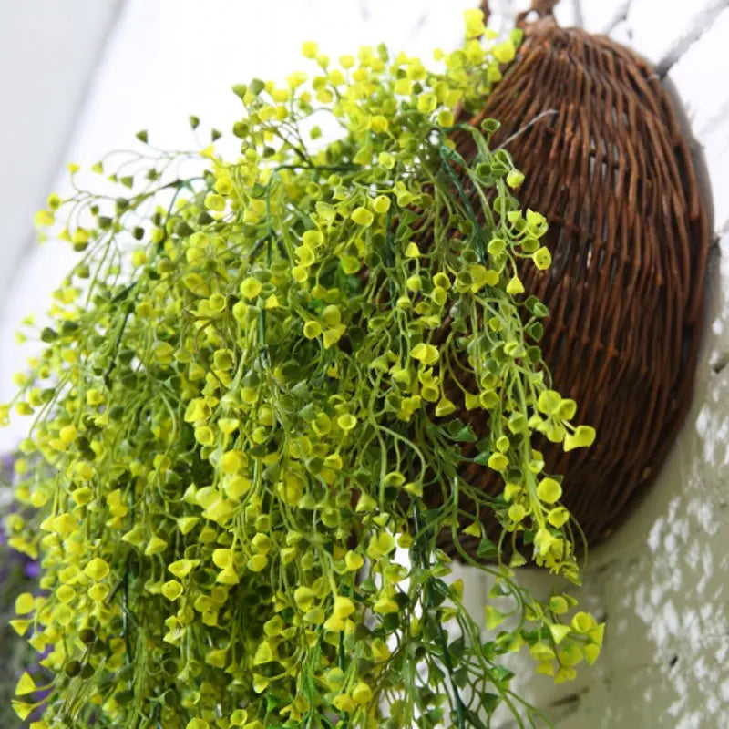 Willow Wall Hanging Plant Fake Vine Artificial Hanging Plant Home Garden Wall Decoration Fake Flowers