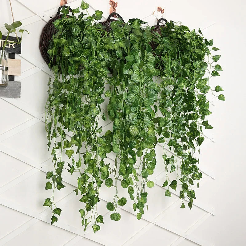 Radish Wall Hanging Plant Rattan Home Living Room Decoration Background Wall Flower Vine Plant