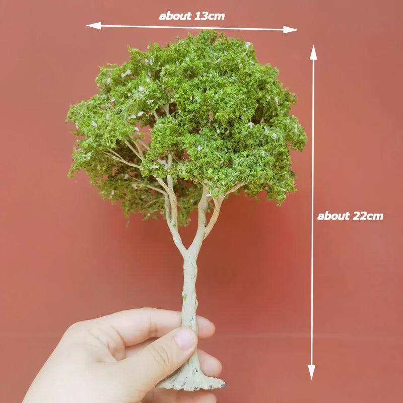 1pc 23-30cm Artifical Wire Trees Model Tree