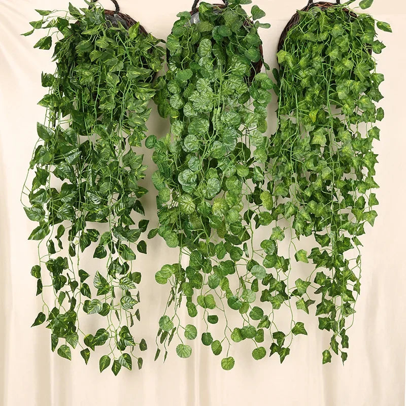 Radish Wall Hanging Plant Rattan Home Living Room Decoration Background Wall Flower Vine Plant