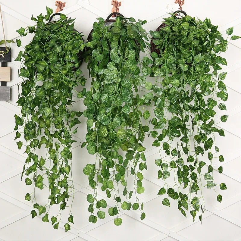 Radish Wall Hanging Plant Rattan Home Living Room Decoration Background Wall Flower Vine Plant