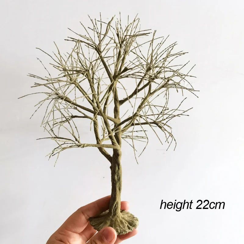 1pc 23-30cm Artifical Wire Trees Model Tree