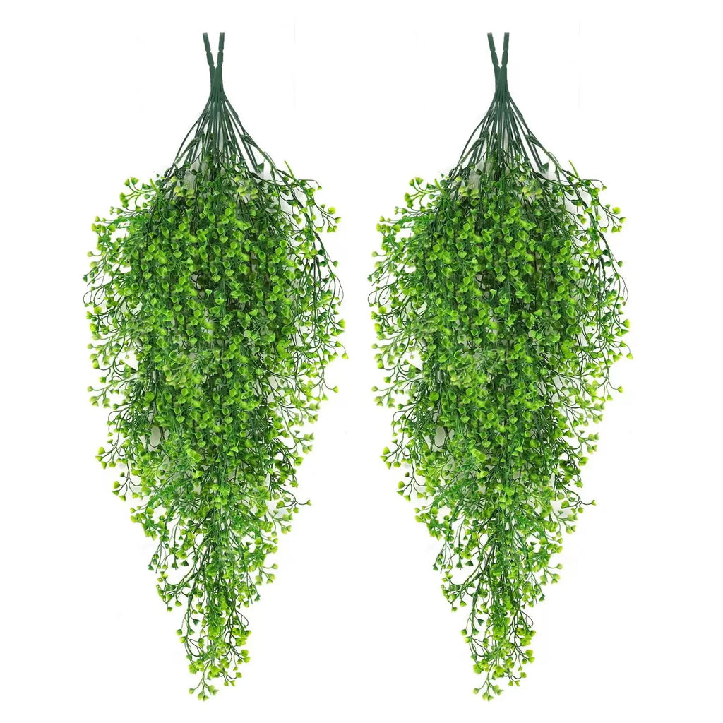 Admiralty Willow Wall Hanging Plant Fake Vine Artificial Hanging Plant Home Garden Wall Decor Fake Flowers