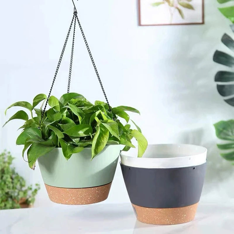 Gardening Hanging Basket Home Garden Hanging Flowerpot Indoor Wall Hanging Plant Pot Outdoor Plant Hanger Garden Storage Basket