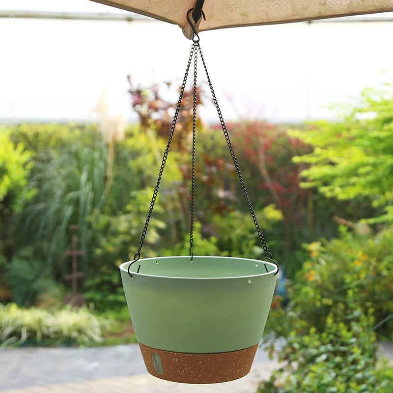 Gardening Hanging Basket Home Garden Hanging Flowerpot Indoor Wall Hanging Plant Pot Outdoor Plant Hanger Garden Storage Basket