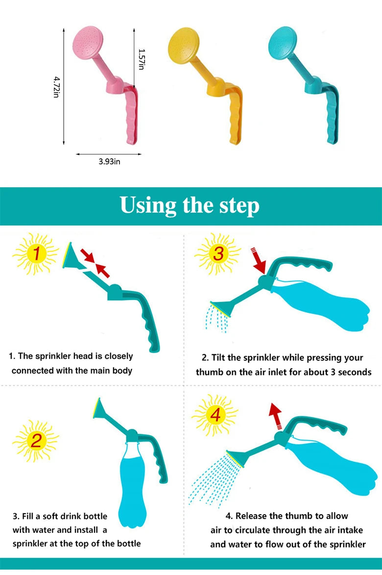 Gardening Plant Watering Handheld dual-purpose water spray Bottle Water Can