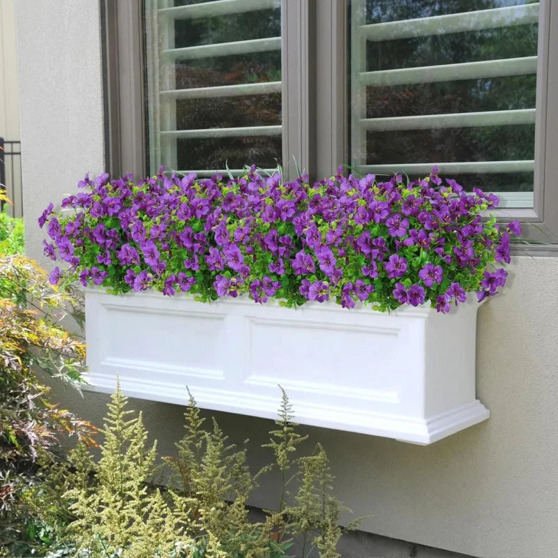Fake Flowers Outdoor UV Resistant Faux Plants For Outside