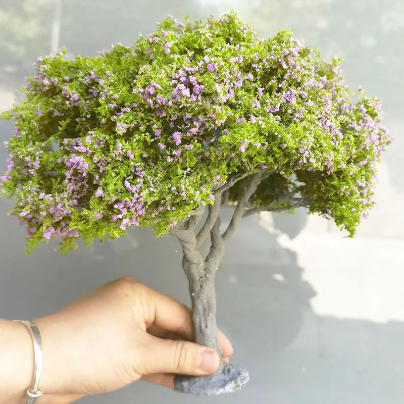 1pc 23-30cm Artifical Wire Trees Model Tree