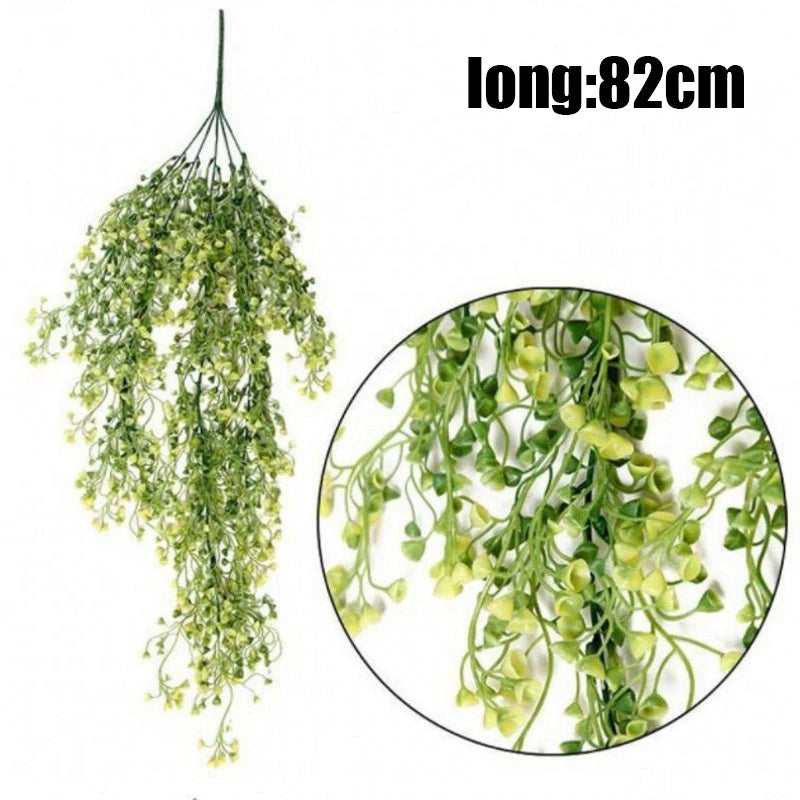 Willow Wall Hanging Plant Fake Vine Artificial Hanging Plant Home Garden Wall Decoration Fake Flowers