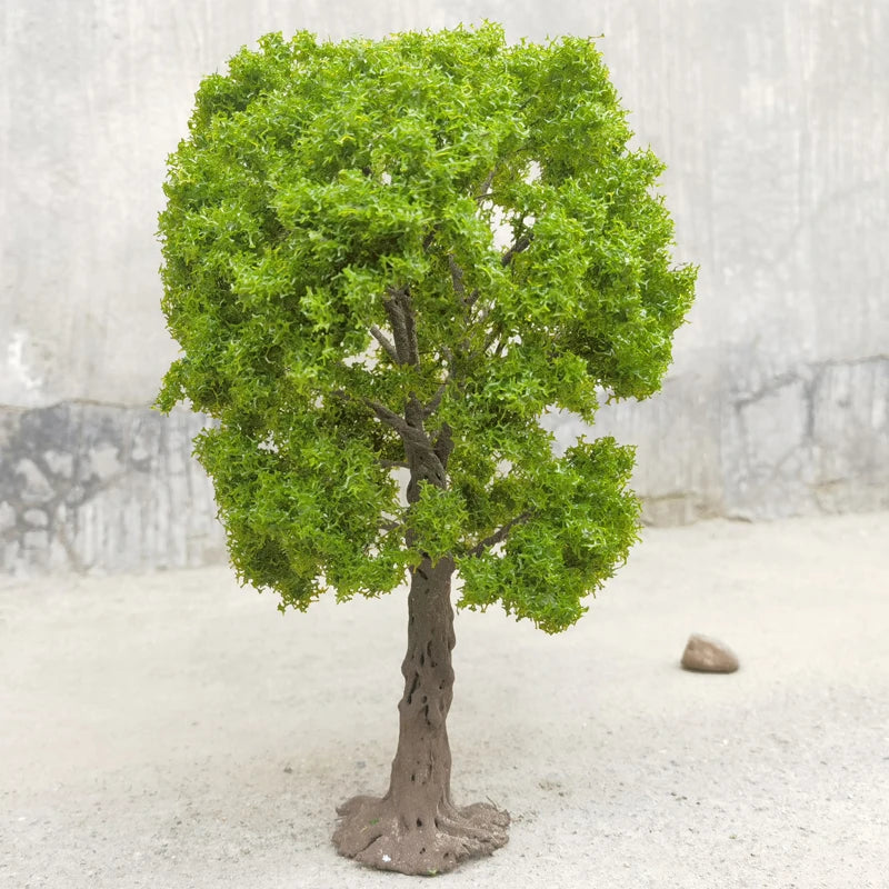 25cm Boutique Model Wire Tree Banyan Tree Model Hot Selling G Scale Model Green Tree