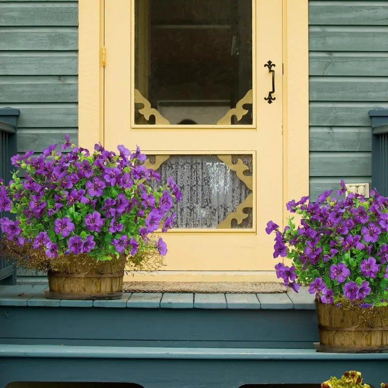 Fake Flowers Outdoor UV Resistant Faux Plants For Outside
