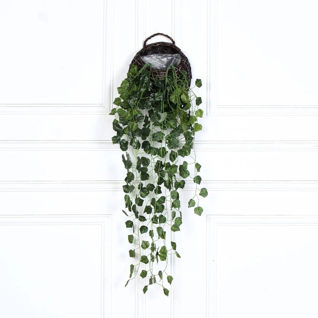Radish Wall Hanging Plant Rattan Home Living Room Decoration Background Wall Flower Vine Plant