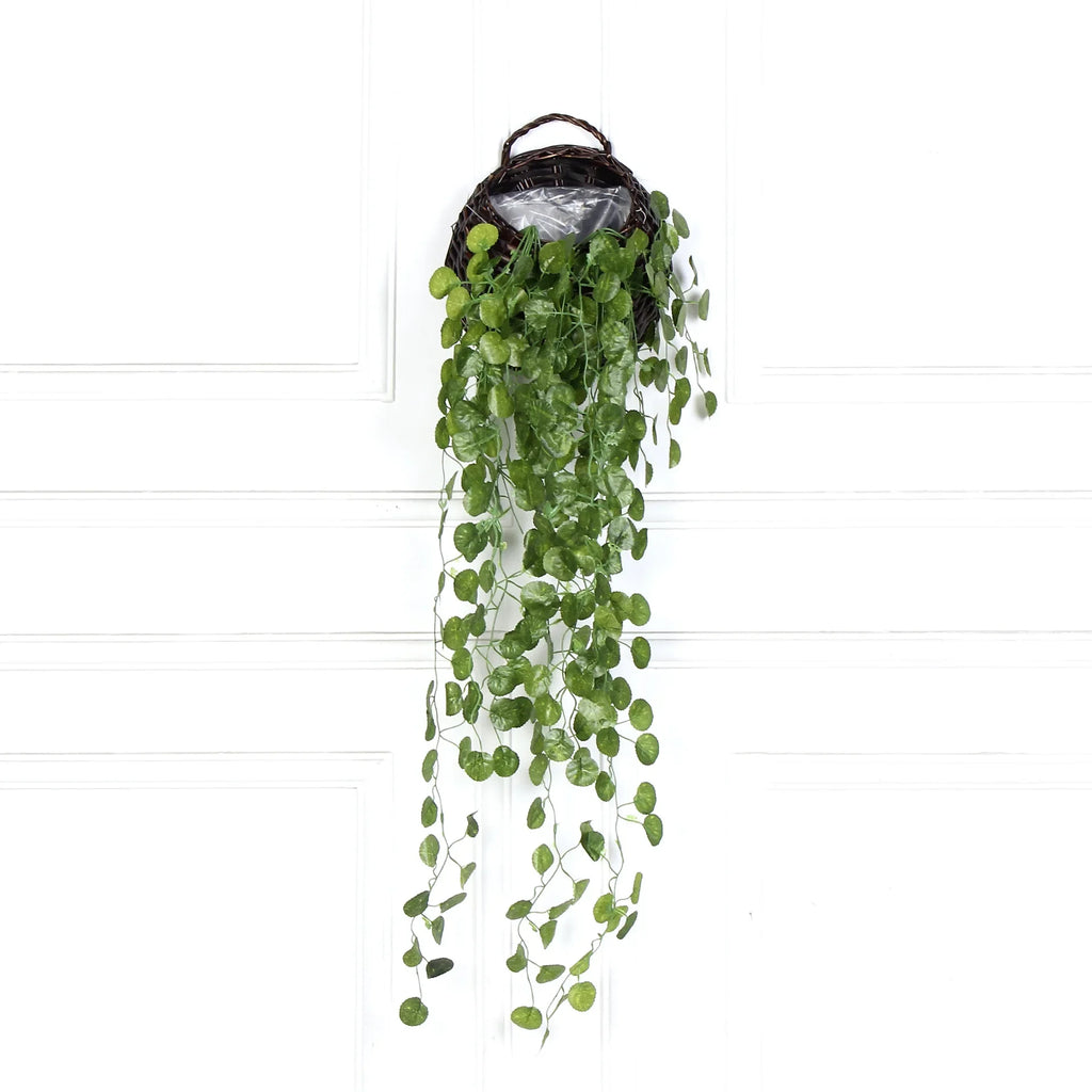 Radish Wall Hanging Plant Rattan Home Living Room Decoration Background Wall Flower Vine Plant