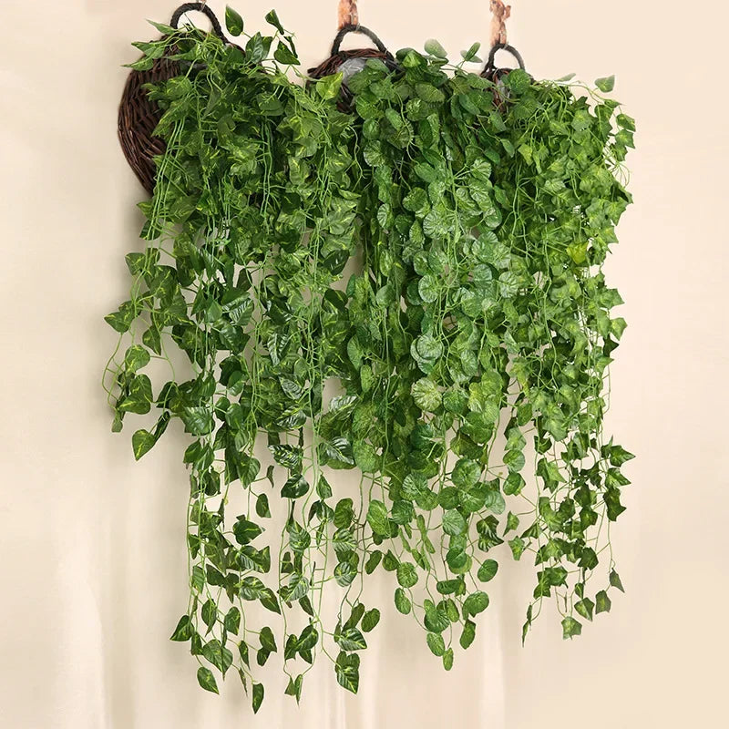 Radish Wall Hanging Plant Rattan Home Living Room Decoration Background Wall Flower Vine Plant