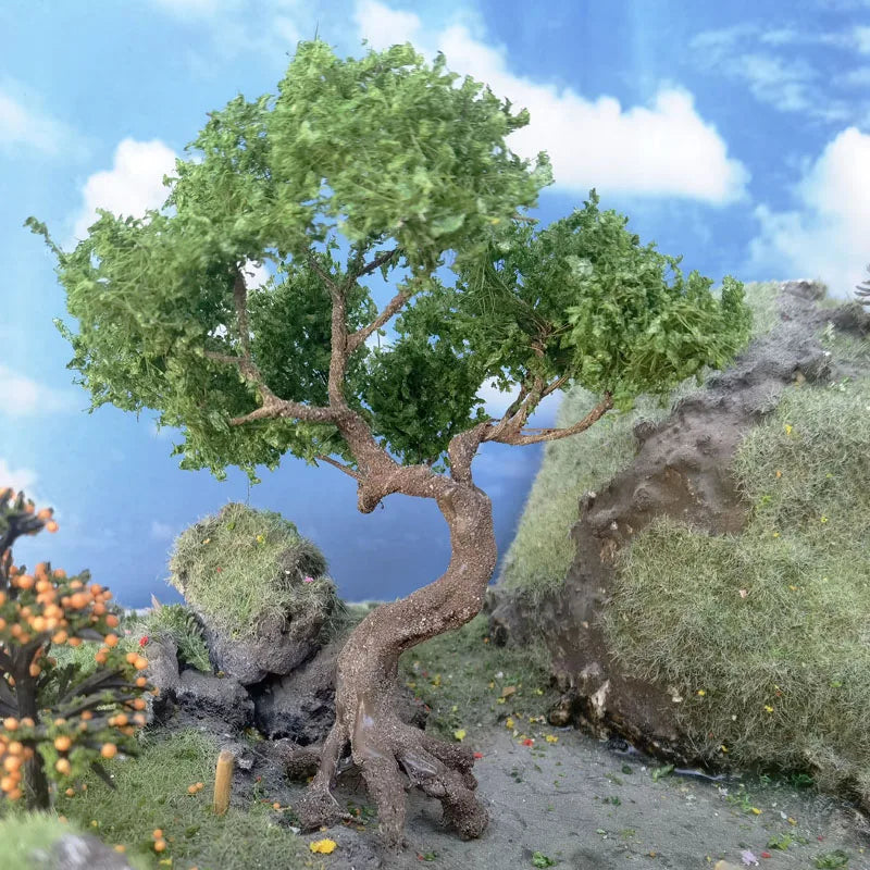 Mountain Pine Tree Model High-Quality Miniature Wire Tree Field