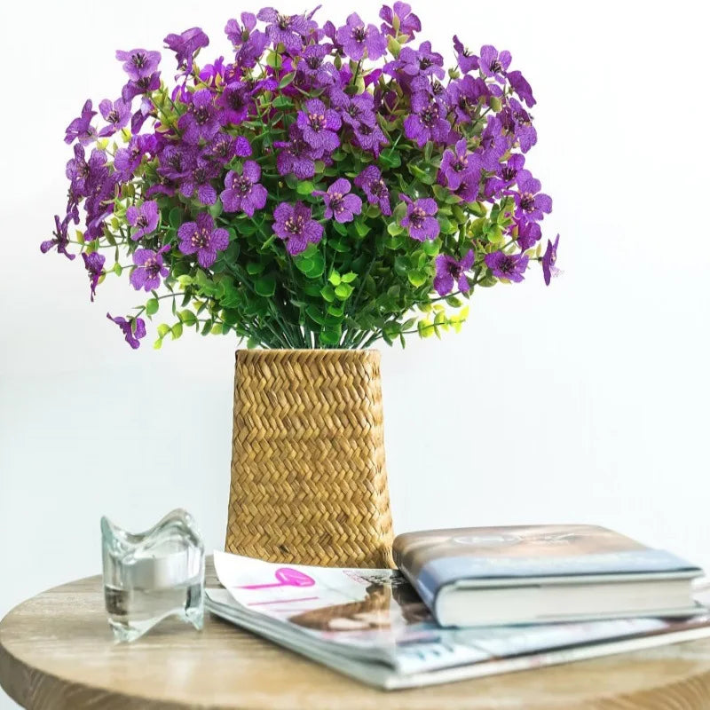 Fake Flowers Outdoor UV Resistant Faux Plants For Outside