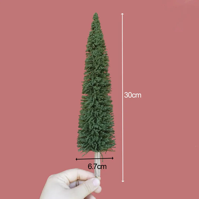 1pc 23-30cm Artifical Wire Trees Model Tree