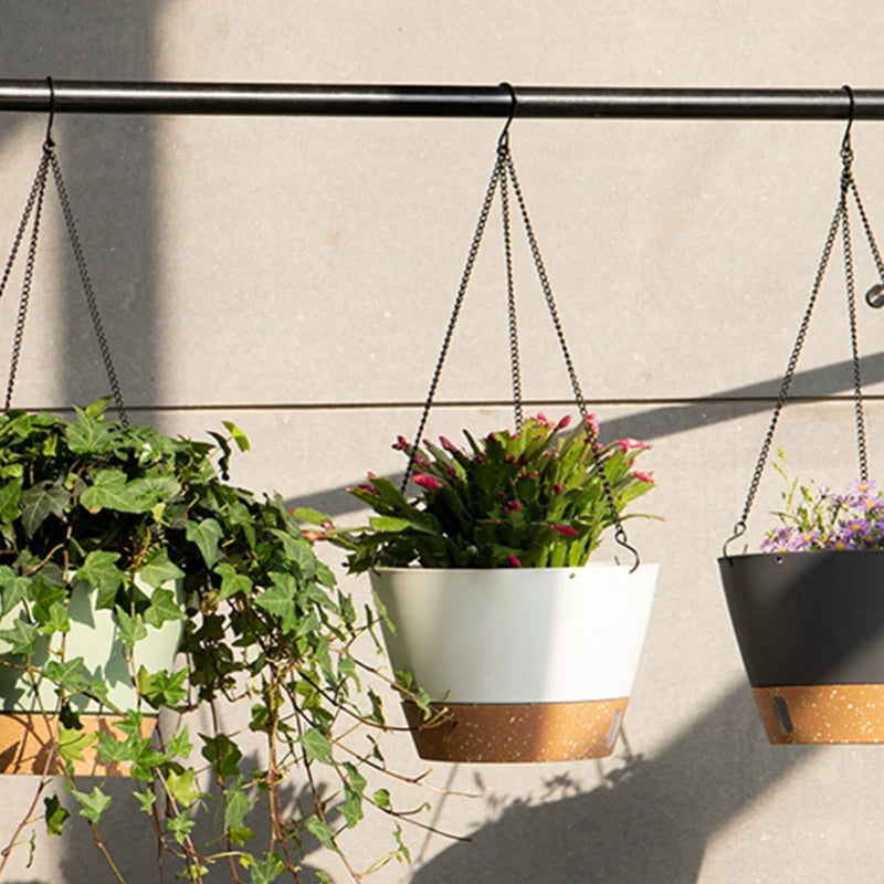 Gardening Hanging Basket Home Garden Hanging Flowerpot Indoor Wall Hanging Plant Pot Outdoor Plant Hanger Garden Storage Basket