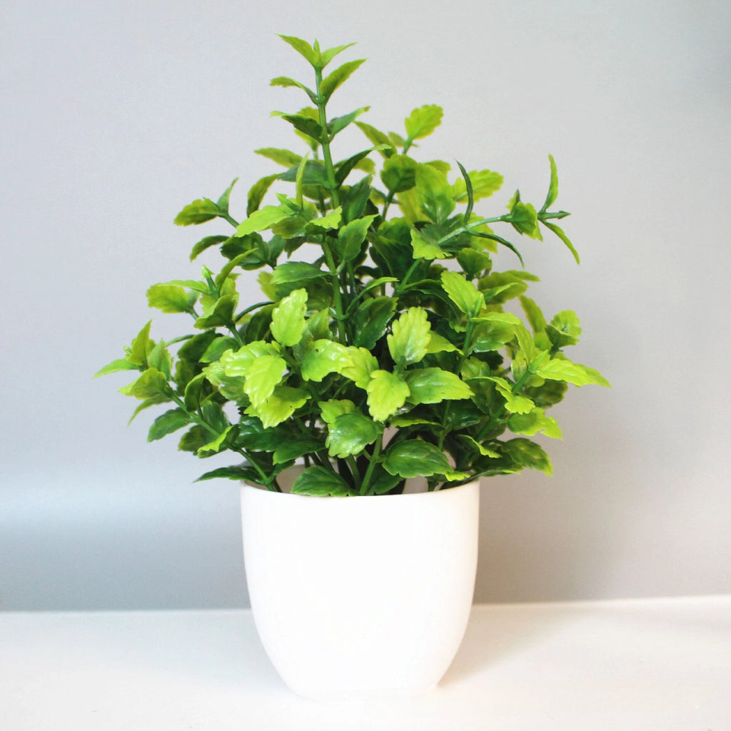 1PCS Artificial Potted Plant Scene Desktop Home Office Shelf Decor