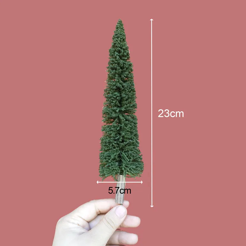 1pc 23-30cm Artifical Wire Trees Model Tree