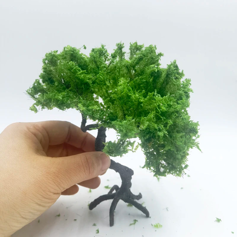 Mountain Pine Tree Model High-Quality Miniature Wire Tree Field