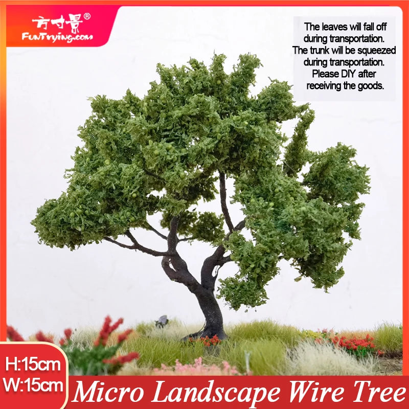 12-25CM Fine Model Wire Tree Model train railroad layout material Miniature