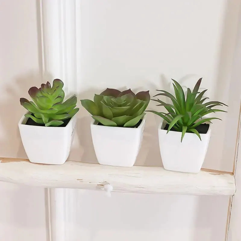 3PCS Artificial Plant Bonsai, Placed In Indoor Home, Restaurant,