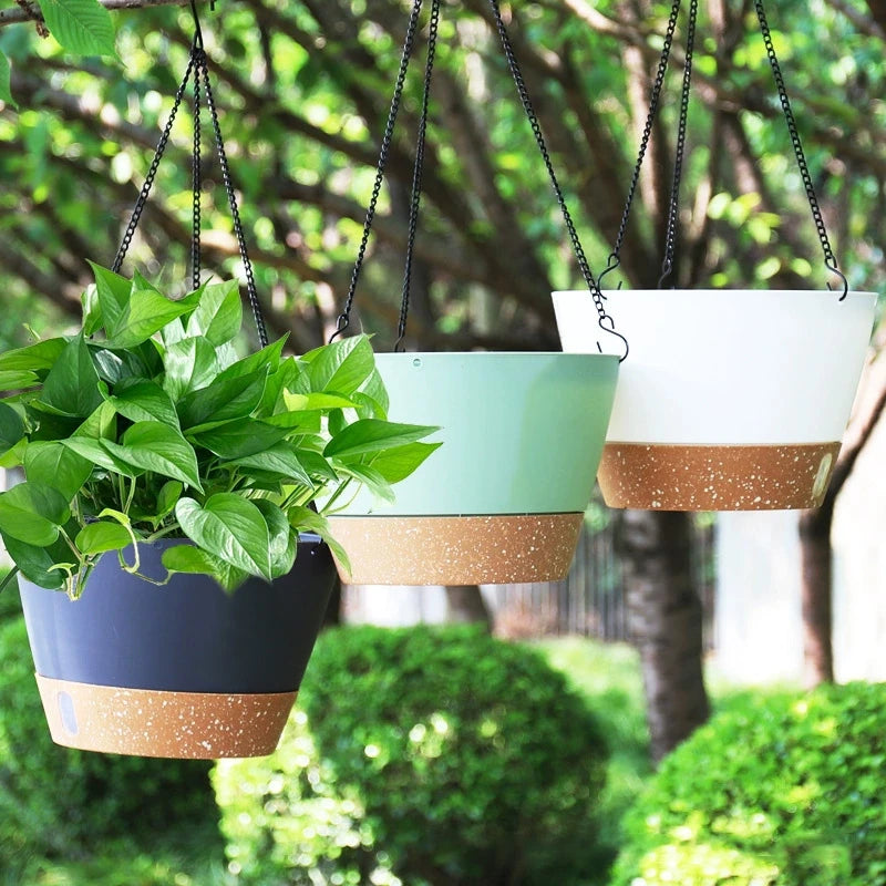 Gardening Hanging Basket Home Garden Hanging Flowerpot Indoor Wall Hanging Plant Pot Outdoor Plant Hanger Garden Storage Basket