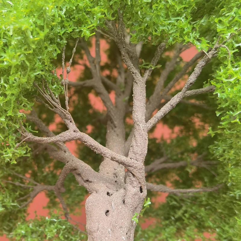 25cm Boutique Model Wire Tree Banyan Tree Model Hot Selling G Scale Model Green Tree