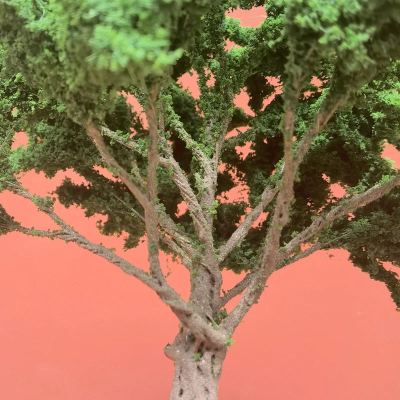 25cm Boutique Model Wire Tree Banyan Tree Model Hot Selling G Scale Model Green Tree