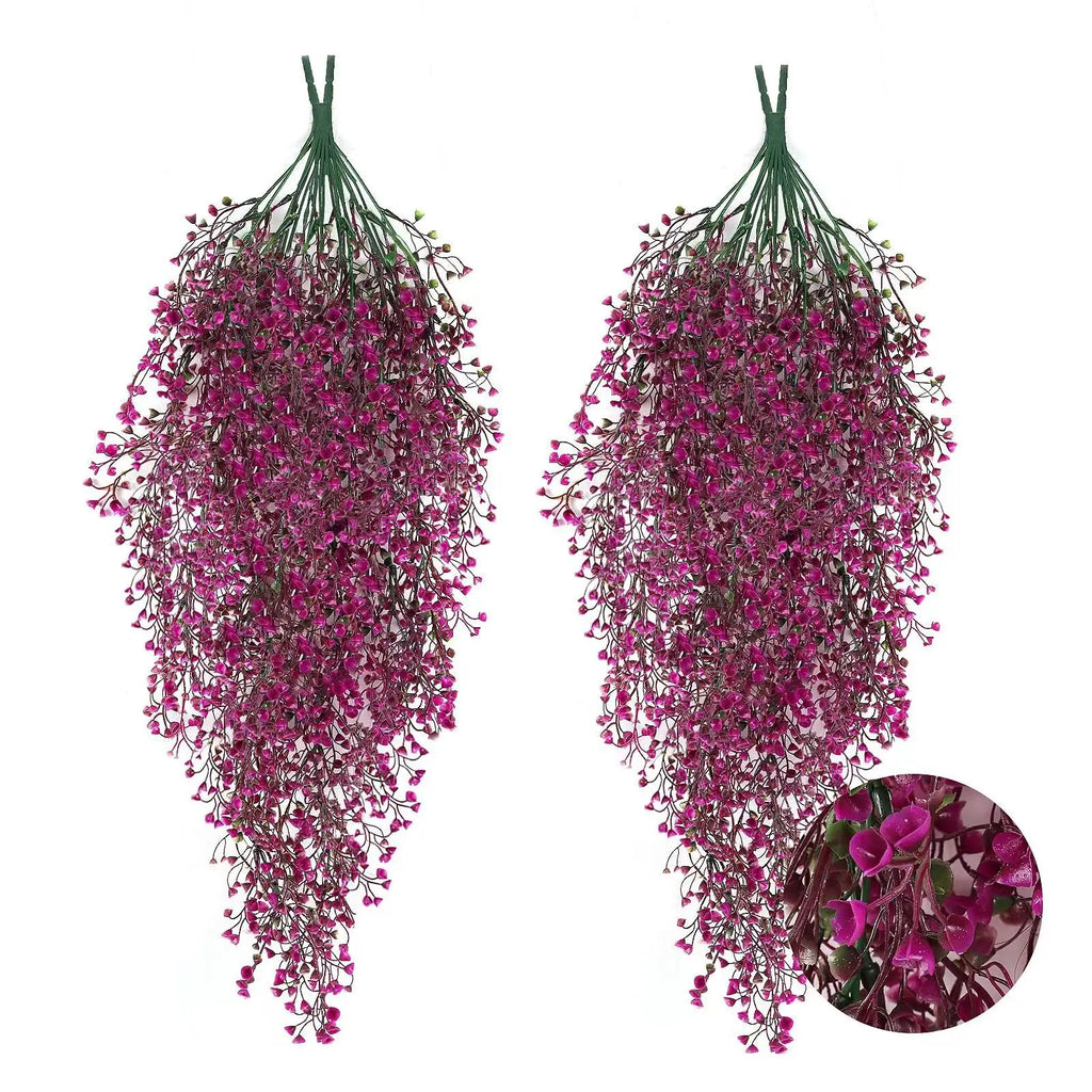 Admiralty Willow Wall Hanging Plant Fake Vine Artificial Hanging Plant Home Garden Wall Decor Fake Flowers