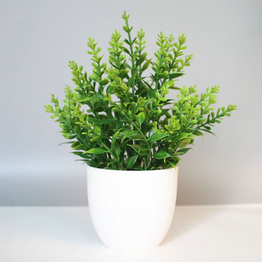 1PCS Artificial Potted Plant Scene Desktop Home Office Shelf Decor