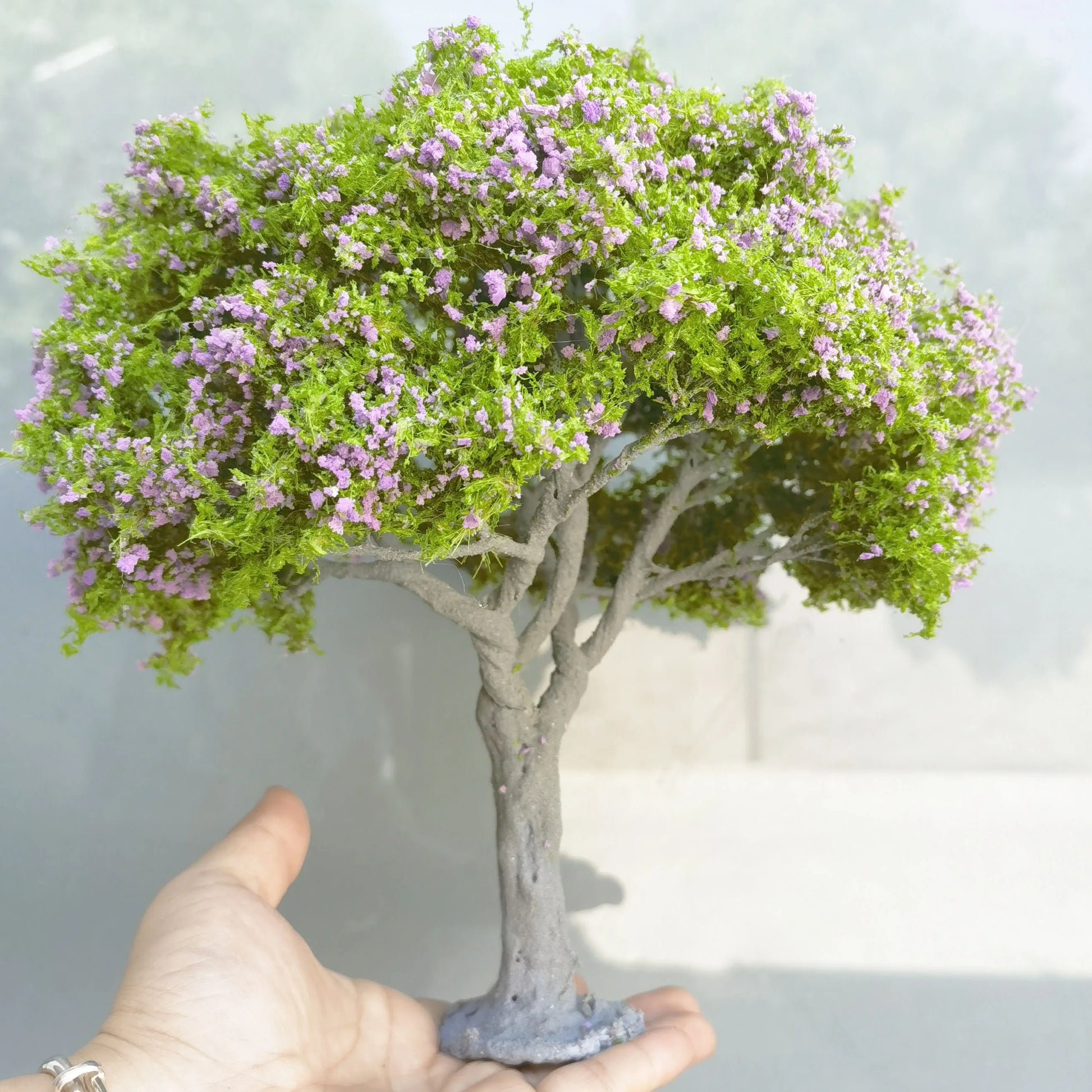1pc 23-30cm Artifical Wire Trees Model Tree