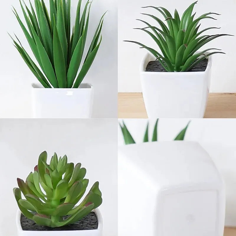3PCS Artificial Plant Bonsai, Placed In Indoor Home, Restaurant,