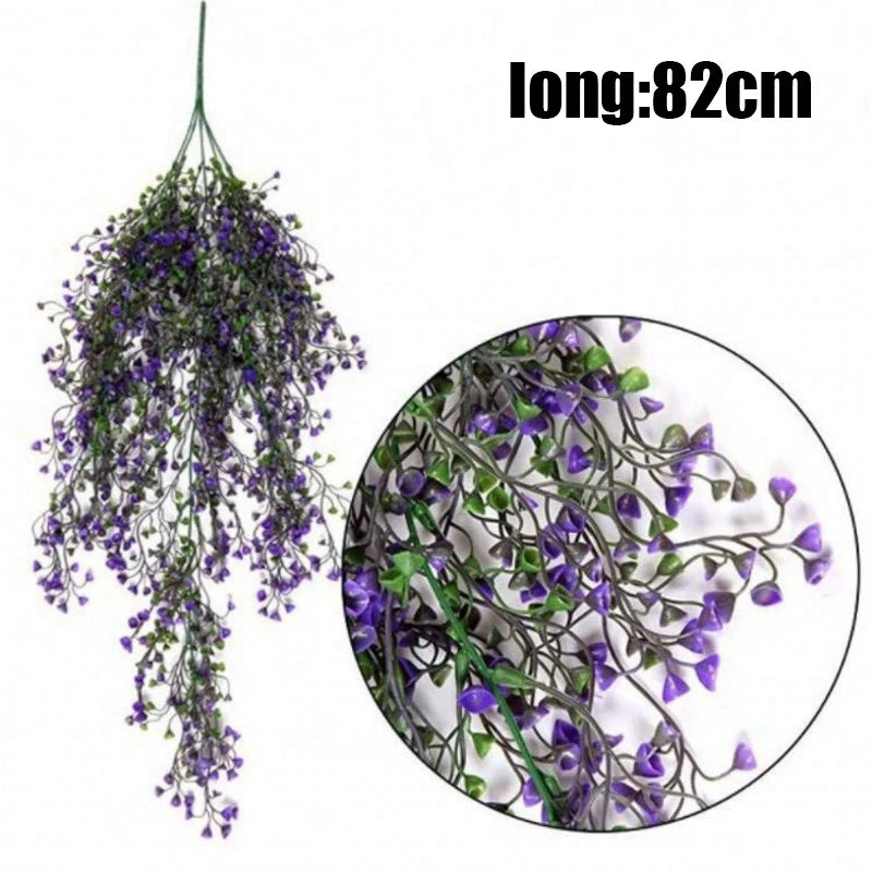 Willow Wall Hanging Plant Fake Vine Artificial Hanging Plant Home Garden Wall Decoration Fake Flowers
