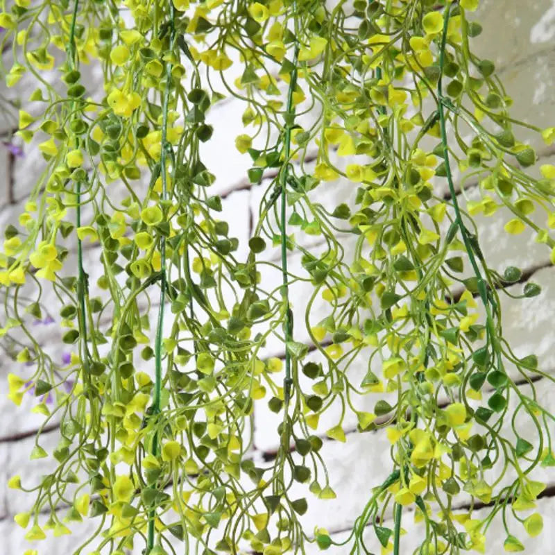Willow Wall Hanging Plant Fake Vine Artificial Hanging Plant Home Garden Wall Decoration Fake Flowers