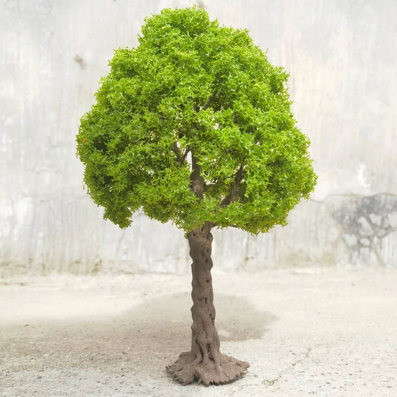 25cm Boutique Model Wire Tree Banyan Tree Model Hot Selling G Scale Model Green Tree