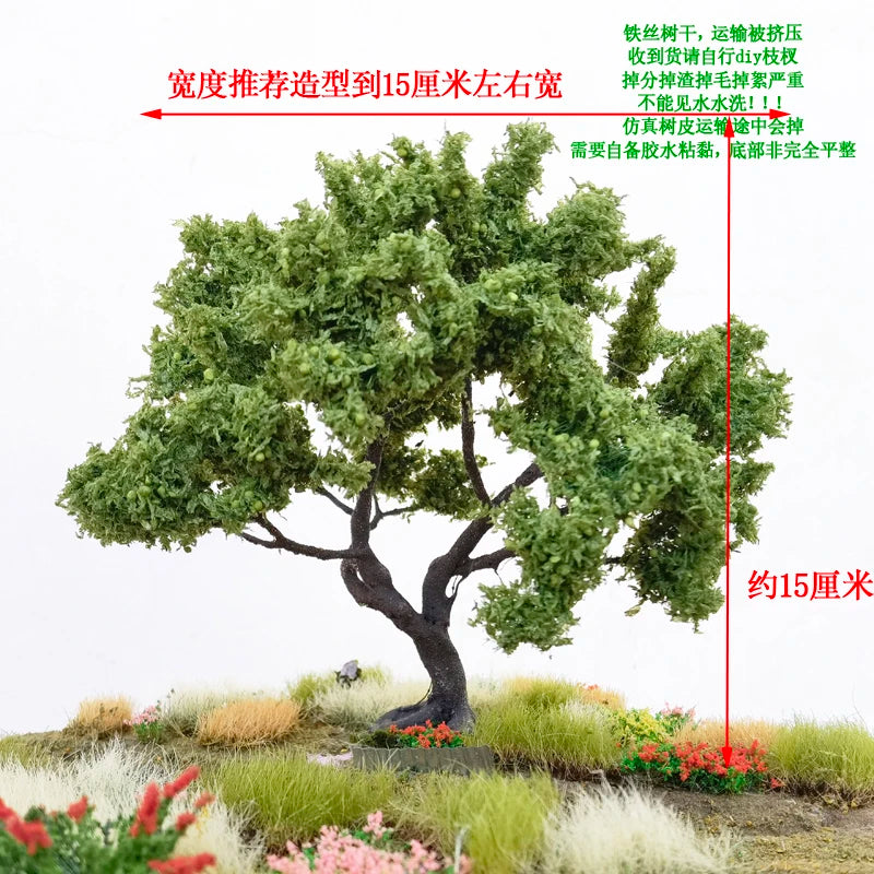 12-25CM Fine Model Wire Tree Model train railroad layout material Miniature
