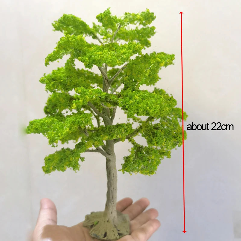 1pc 23-30cm Artifical Wire Trees Model Tree
